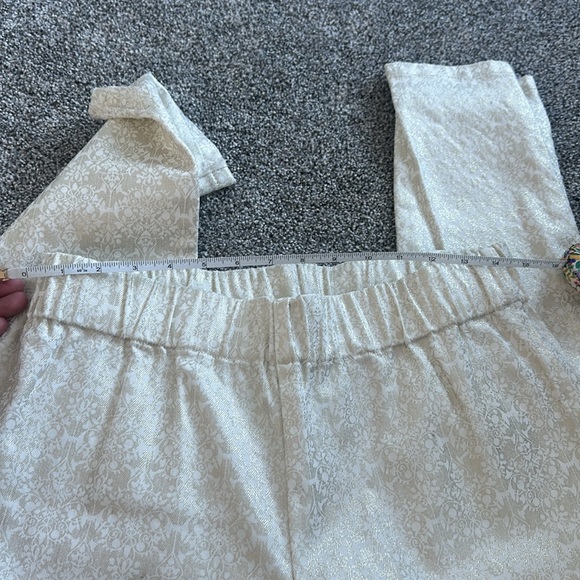 Soft Surroundings Midas Touch Pants gold white m - Picture 7 of 11